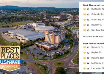 헌츠빌, 미국에서 살기 가장 좋은 곳에 선정돼