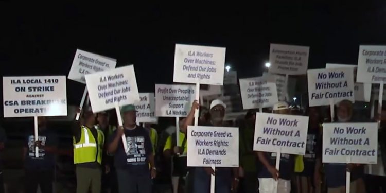 항구 파업 중단…앨라배마 관료들 “영구적 해결책 필요해”