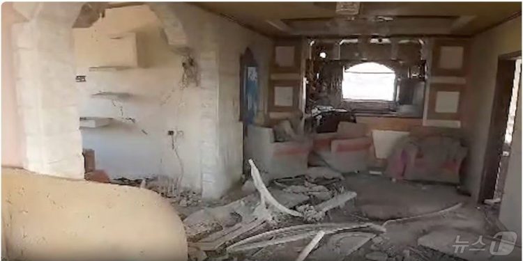 하마스 수장의 ‘처량한 최후’…”무너진 건물 내 혼자 덩그러니”[영상]