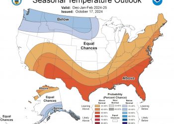 올 겨울에 앨라배마에 눈이 내릴까? NOAA의 전망은…