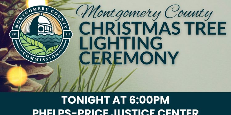 몽고메리 카운티, 첫 크리스마스 트리 점등식 개최