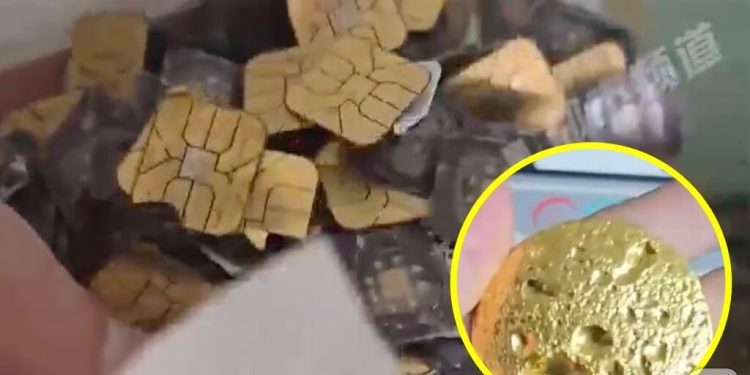 금값 폭등에 유심칩 수십만 장 긁어모은 中남성…“금 4천만 원어치 추출”