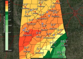 열대성 폭풍 ‘제타’ 앨라배마 온다