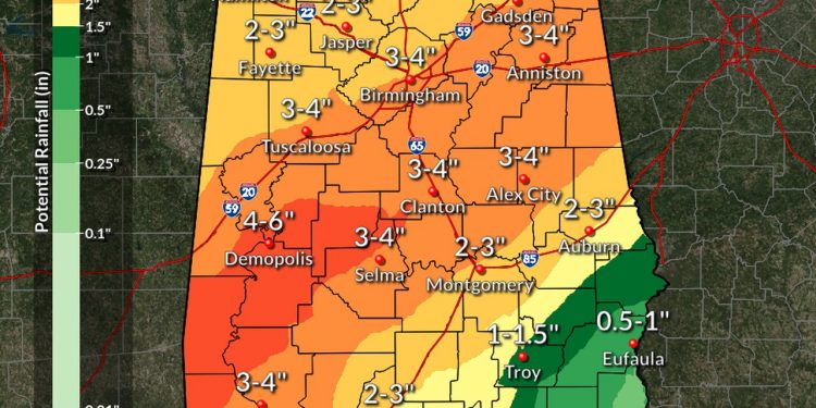 열대성 폭풍 ‘제타’ 앨라배마 온다