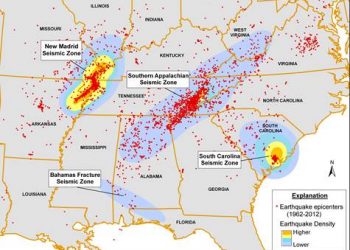 앨라배마, 소규모 지진 발생