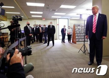 트럼프 대통령, 플로리다서 사전 투표했다