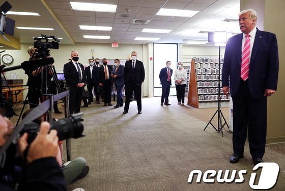 트럼프 대통령, 플로리다서 사전 투표했다