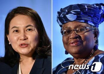 “미국, WTO 사무총장에 유명희 본부장 지지”
