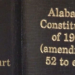 인종차별적 언어 삭제하는 앨라배마 헌법 수정안 상정여부, 11월에 투표