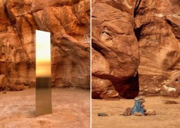 유타주 사막 ‘신비의 기둥’ 9일 만에 감쪽같이 사라졌다