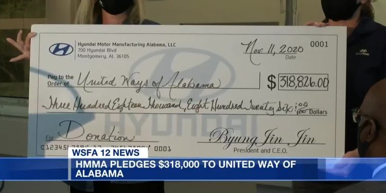 앨라배마 현대 공장의 따뜻한 연말 선행