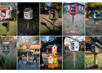 책장에 갇힌 책들에 자유를…이웃 교류 물꼬 튼 이색 간이도서관 눈길