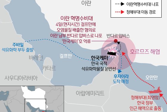 韓 선박 나포하고 70억불 책임돌린 이란…결국 협상용?