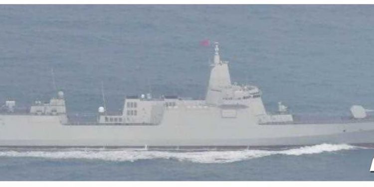 中구축함, 지난주 美국무·국방 방한 맞춰 동해 진입