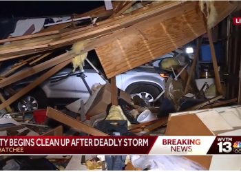 토네이도 덮친 앨라배마 칼훈 5명 사망