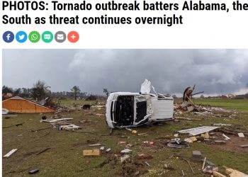 앨라배마 악천후 피해 확산에 촉각