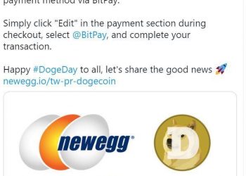 美 전자제품 거래사이트 뉴에그 “도지코인으로 결제”