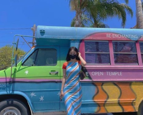 ‘남친과 미국行’ 한예슬, 화려한 자태 [N샷]