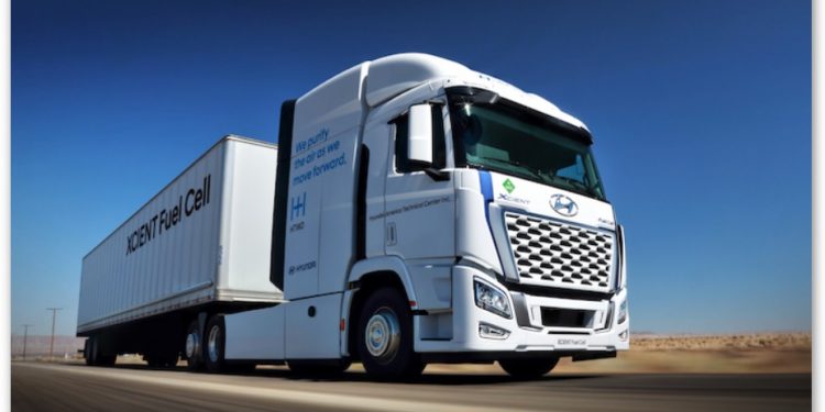 현대차 수소 전기 대형트럭, 미국시장 본격 진출