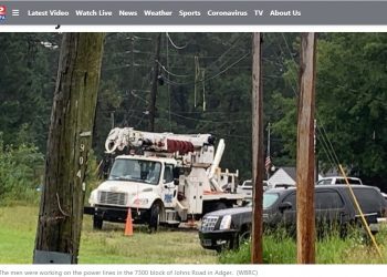 앨라배마서 폭우에 전력복구 인부들 감전사