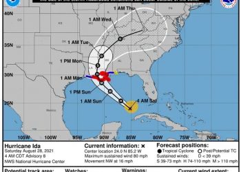 허리케인 ‘아이다’ 상륙…AL 연안지대 비상사태 선포