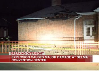 앨라배마 셀마컨벤션 센터 폭발원인 조사중