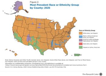 미국 인구, 인종적으로 다양화된다