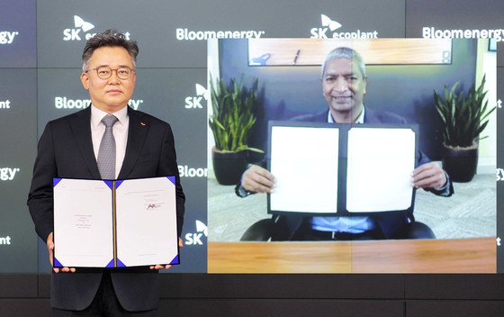 SK에코플랜트, 美블룸에너지 손잡고 SOFC 국산화 앞당긴다