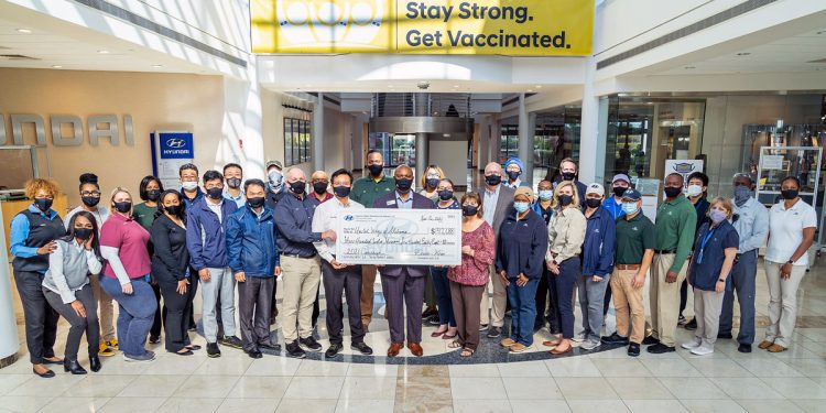 현대차 앨라배마공장 임직원, 올해도 통 큰 기부