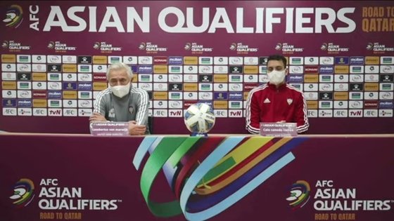 UAE 감독 “한국은 A조에서 가장 강한 팀, 용감하게 맞설 것”