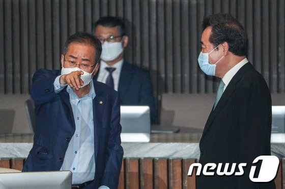 홍준표 “이낙연 대통령감· 김부겸 훌륭…윤석열 대통령되면 나라 불행”