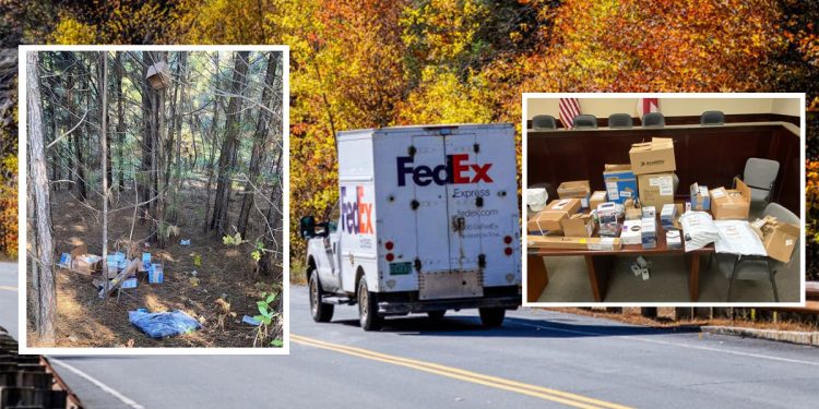 앨라배마 길가에 버려진 FedEx 소포 또 발견돼