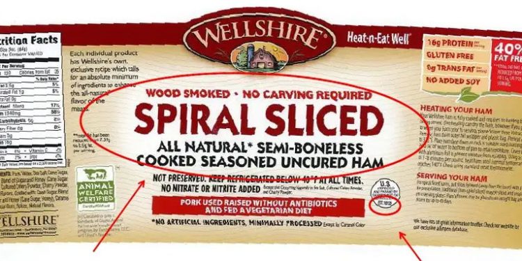 햄·페퍼로니 조리제품 230만 파운드 리콜