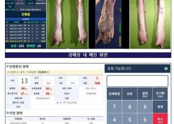 축산물 도매구입도 이제는 온라인 경매로…국내 최초 도입