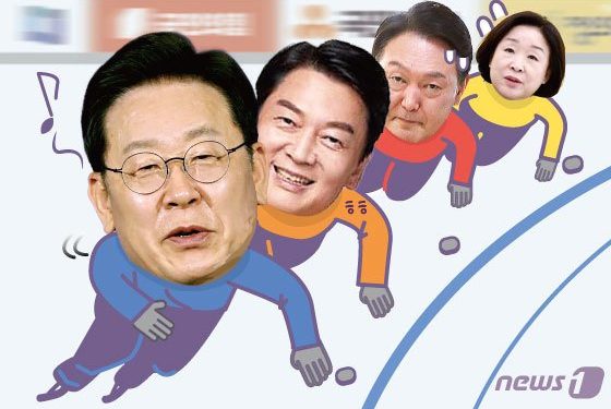 청년들은…李27.7% 安20.2% 尹16.2%…野 단일화 전망엔 安51.4% 尹17.4%