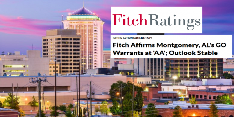 몽고메리 시, 재무 강도 신용등급 AA 받아