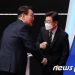 토론 끝낸 여야 ‘티격태격’…”尹 횡설수설 답변””李 고압적 자세”