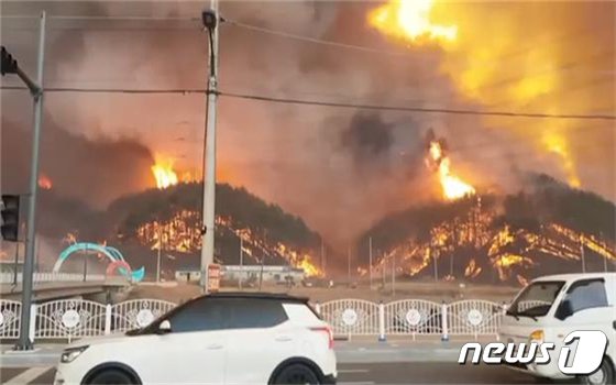 중대본, 경북 울진 산불 재난사태 선포…”긴급 대응”