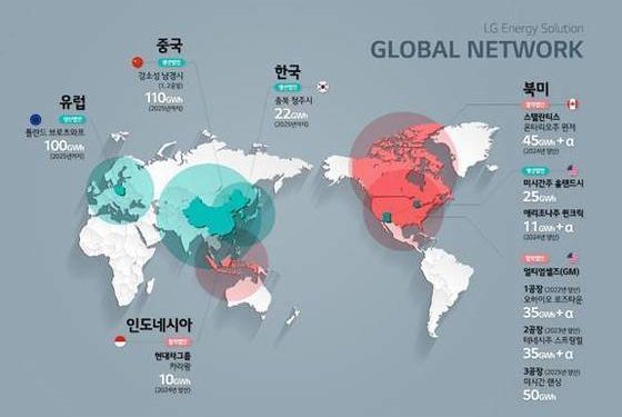 북미 배터리시장 장악 나선 LG·SK…추격하는 中CATL·日파나소닉