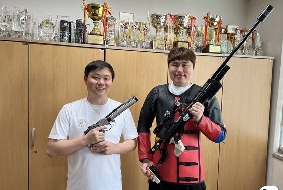청주시청 사격부 정유진·목진문, 태극마크 달고 아시안게임 정조준