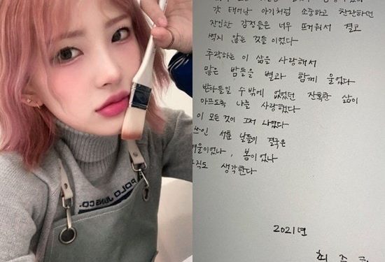 “받아들일 수 밖에 없었던 잔혹한 삶” 최진실 딸 최준희, 자작시 공개