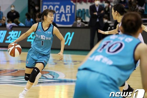 FA 최대어 신지현, 원소속팀 하나원큐 잔류…3년 총액 4억2000만원