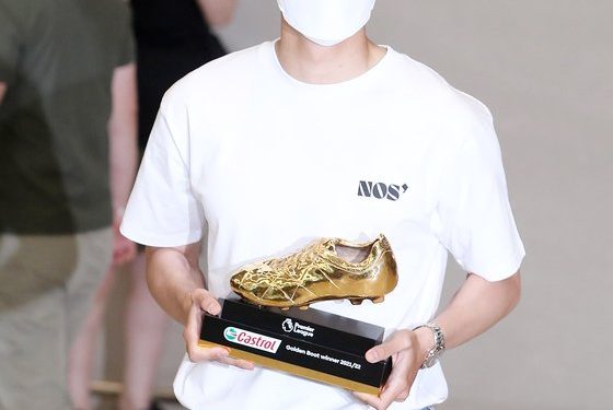 ‘월드 클래스’ 손흥민, 골든부츠 품에 안고 ‘금의환향’