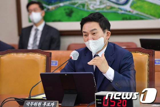원희룡 “집값하향·임대차3법 재검토…업무추진비 모두 공적 사용”