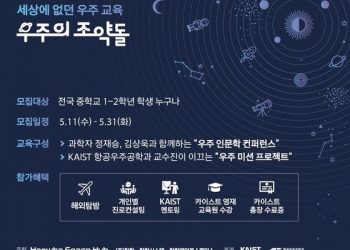 한화-KAIST, 한국판 나사 우주학교 ‘우주의 조약돌’ 문 연다