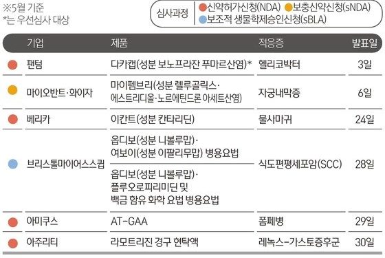 美 FDA, 이달 중 우선심사 헬리코박터 치료제 등 신약 4개 허가결정