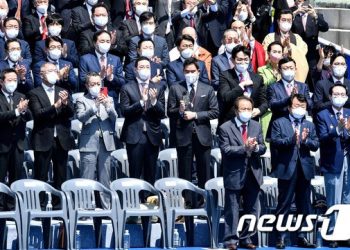 이재용·최태원·정의선·구광모, 尹 취임식 ‘총출동’…새정부 기대감↑