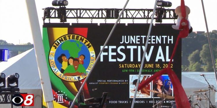 노예해방절 맞아 몽고메리 강변에 수백명 모여