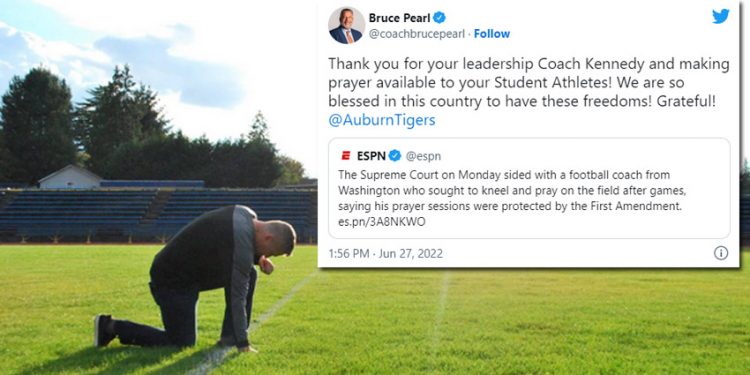 앨라배마 코티들, 대법원 기도 결정 환영