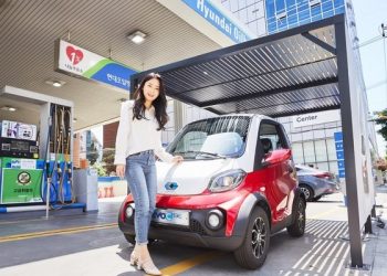 주유소에서 초소형전기차 판다…현대오일뱅크, 쎄보C 판매